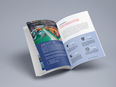 FHC Company Catalog branding catalog collateral company profile indesign inspiration stylized