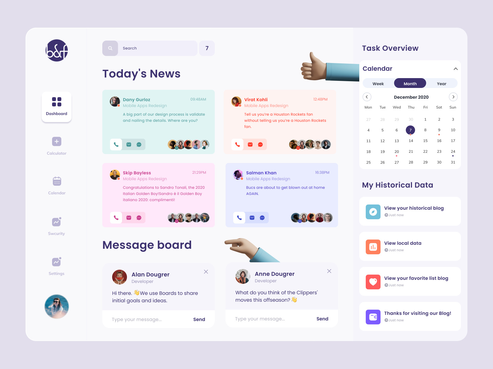 Best First Task Management Dashboard by 艾伦 on Dribbble
