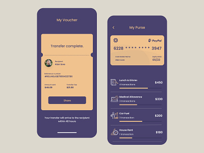 Wallet card management app app blog design card colorful design dribbble invite icon typography ui ux 视觉艺术