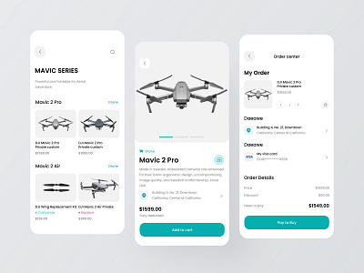 Drone purchase app app colorful design dribbble invite icon logo typography ui ux 视觉艺术