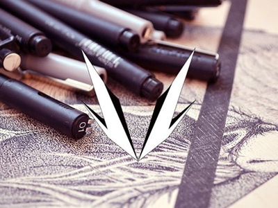 Corvus Pro artspam concept art corvus pro drawing ink pens plywood raven stippling