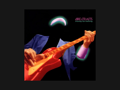 Thiscover / Dire Straits - Money for nothing album animation ar cell animation cover creative creativity direction framebyframe illustration lobsterstudio lobstertv music