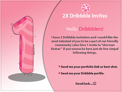 Dribbble Invite dribbble invite portfolio