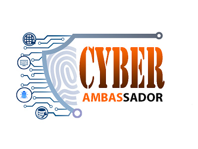 Cyber Ambassador dribbble illustrator logo logos photoshop ui ux