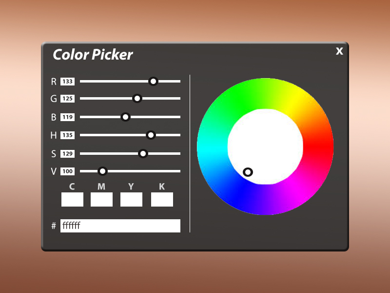 Rgb color picker