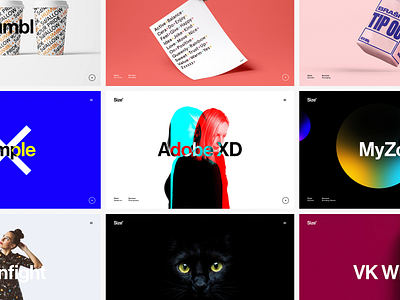Studio Sizeⓢ animation branding clean logo typography ui web