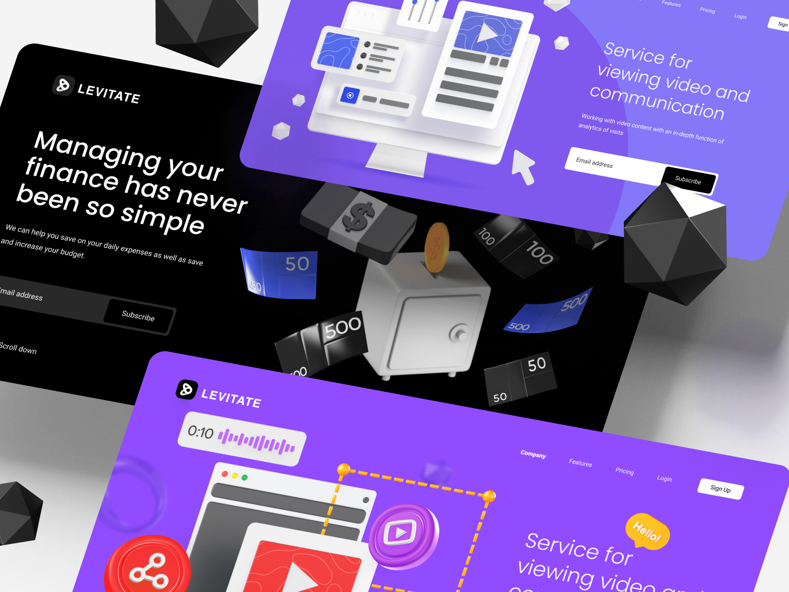 Levitate - Figma 3D scene builder & Presentation templates by Levitate ...