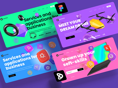 Levitate - Figma 3D scene builder & Presentation templates 3d 3d design 3d mockup animation block branding design desktop graphic design illustration landing logo mobile motion graphics ui