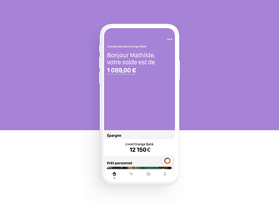 Orange Bank - Money transfer design interaction design interface money transfer motion animation principle product design prototype ui ux