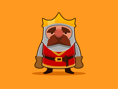 King of Moorham (vector) character design crown flat illustration king medieval vector