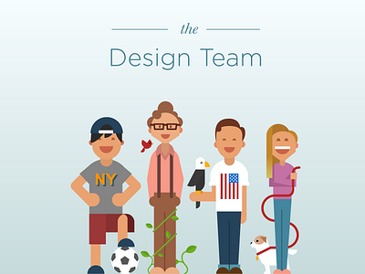 Join Our Design Team designer employees flat hiring illustration job ui ux