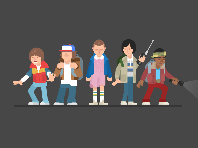 Stranger Things by Gregory Hartman on Dribbble