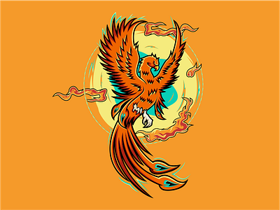 PHOENIX america awesome branding clothing company design dribble eagle general graphicedesigner ideas illustration illustrator instagram logo logodesigner logoinspirations phoenix thedesignmate vector