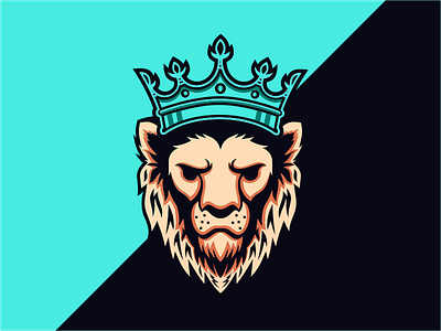 KING LION LOGO branding company design dribble general graphicdesigner ideas illustration instagram king lion logo logo design logodesign logodesigner logoinspirations security thedesignmate vector wild