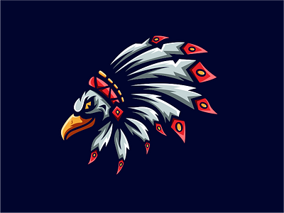 EAGLES apache branding caracter clothing company design dribble eagles game gaming head ideas instagram logo logoinspirations logoplace mascot tshirt vector zerologicstudio