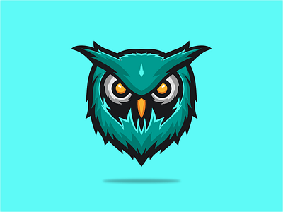 OWL HEAD branding character colorful company design dribble flat general head icon ideas illustration instagram logo logoinspirations mark mascot owl vector zerologicstudio