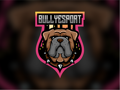 BULLYESPORT america branding bulldog bully character design dribble esport game gaming ideas illustration instagram logo logoinspirations sale team ui vector zerologicstudio