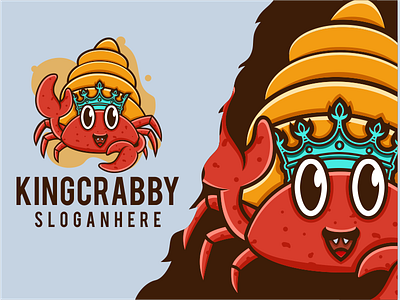 KINGSCRABBY branding character crabb design designmascot dribble ideas illustration instagram king logo logoinspirations restaurant seafood vector zerologicstudio