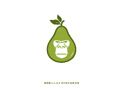 gorillaz avocados 99d coreldrawx7 dribble ideas instagram logo logoinspirations