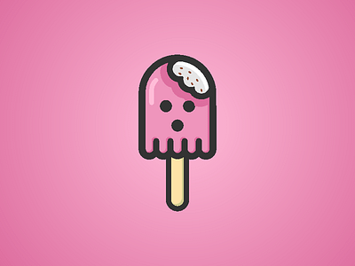 Ice cream Ghost 99d coreldrawx7 dribble ideas instagram logo logoinspirations