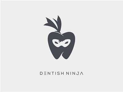 Dentish Ninja branding coreldrawx7 design dribble dualmeaning flat ideas illustration instagram logo logoawesome logoinspirations logoplace thedesignmate vector