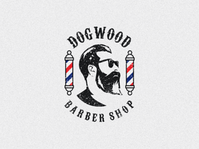 Dogwood Barbershop 99d coreldrawx7 design dribble ideas illustration instagram logo logoawesome logoinspirations logoplace thedesignmate vector