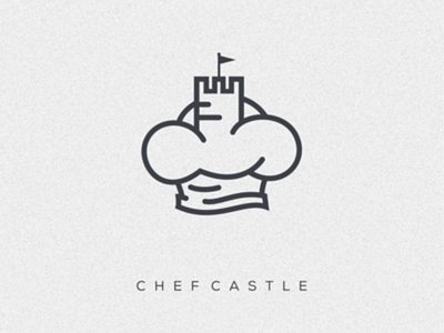 Chef Castle coreldrawx7 design dribble dualmeaning flat ideas illustration instagram logo logoawesome logoinspirations logoplace thedesignmate vector