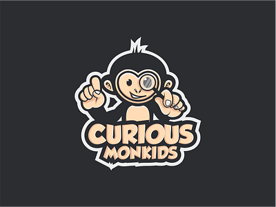 Curious Monkids coreldrawx7 design dribble esportlogo icon ideas illustration instagram logo logoawesome logoinspirations logoplace thedesignmate vector