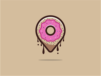 Dougnuts Place 99d coreldrawx7 design dribble dualmeaning icon ideas illustration instagram logo logoawesome logoinspirations logoplace thedesignmate vector