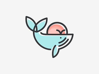 Whale Sunset 99d branding coreldrawx7 design dribble dubai icon ideas illustration instagram logo logoawesome logoinspirations logoplace qatar sunset thedesignmate vector whale