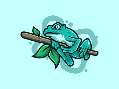 COOL FROG 2 cool design dribble frog ideas illustration instagram logo logoinspirations logoplace sale thedesignmate vector