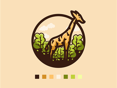 GIRAFFE africa african animals awesome brandidentity branding cute dribble forest giraffe graphicdesigner ideas illustration instagram logo logodesign logodesigner logoinspirations logoplace thedesignmate vector