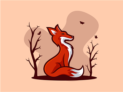 FOX america animal art beast company design dribble fox general illustration instagram logo logoawesome logoinspirations logoplace nature sale thedesignmate vector wild