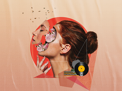 Dɘpression | Collage Art