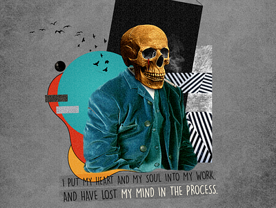 Lost My Mind | Collage Art advertising art artwork collage collage art creative social media design illustration vector
