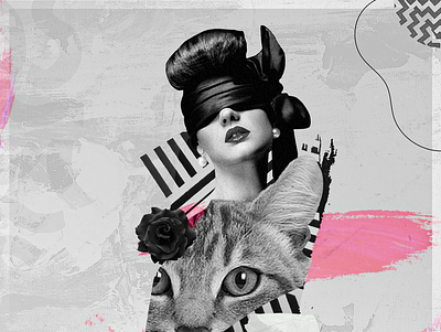 Blind | Collage Art advertising artwork character collage collage art creative design creative social media design