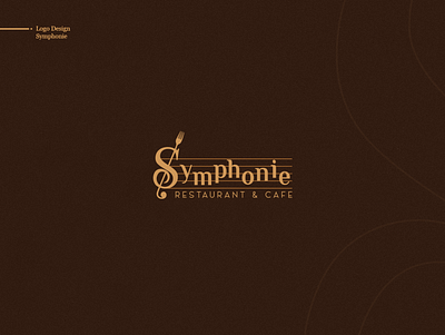 Symphonie Restaurant | Logo advertising artwork branding creative design design illustration logo vector
