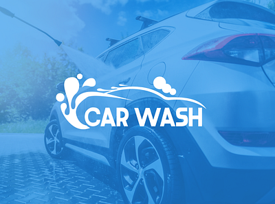 Car Wash | Logo branding design flat illustration logo