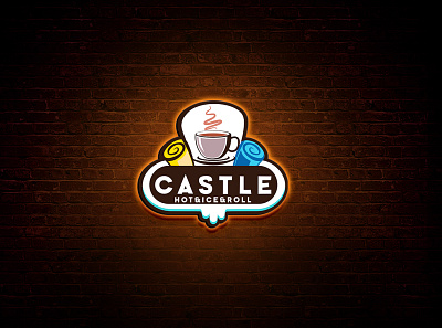 Castle | Logo branding design flat illustration logo vector