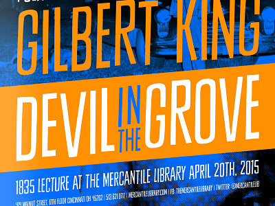 Gilbert King Poster cincinnati devil in the grove gilbert king mercantile library whbv