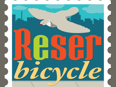 Reser Stamp Urban Logo bicycle bikes cincinnati reser urban