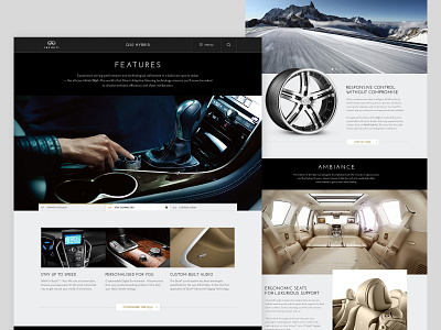 Infiniti's Digital Transformation automotive automotive design branding car configurator digital infiniti responsive web design web design website design