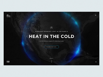 Nest - The Power Project art direction design direction landing page landing page design nest ui ui design web design website design