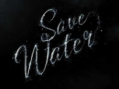 Save Water 36days 36daysoftype illustration letter lettering treatment type typeinspired typographic typography typography art