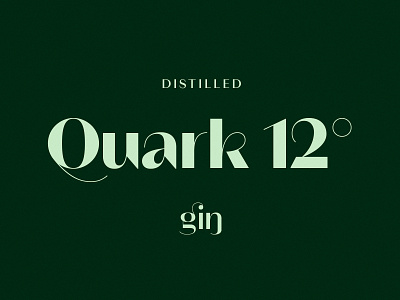 Quark 12˚ Gin