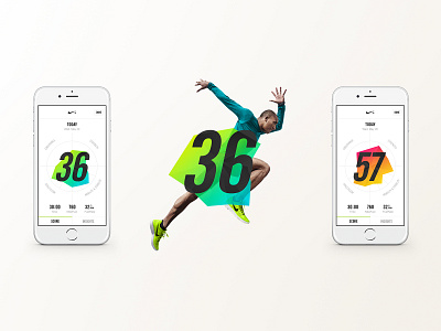 Nike NTC App app design branding data visualization design design direction mobile design mobile ui ui uiux web design