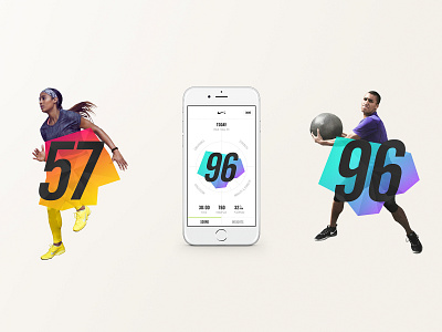 Nike NTC App app design art direction branding data visualization mobile design mobile ui typography ui uiux web design