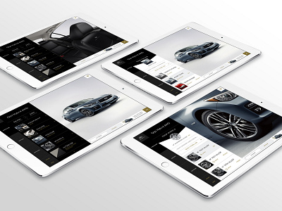 Infiniti's Digital Transformation app design art direction automotive car configurator design design direction digital mobile design tablet ui uiux