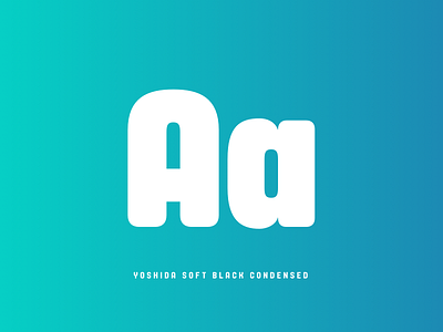 Yoshida Soft custom type fonts type type design typography