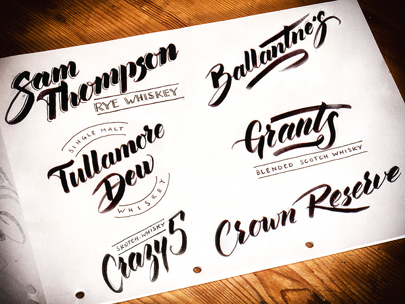 Brush Pen Exercise by Stef on Dribbble